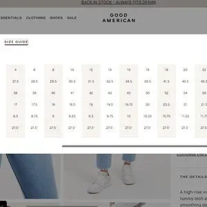 Good American Jeans Good American Good Straight Natural Fray